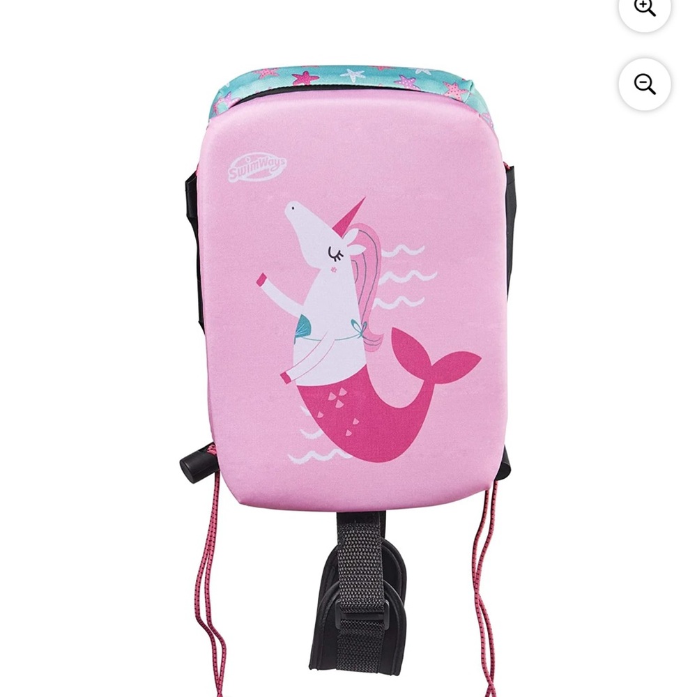 Pink Unicorn Mermaid Kids Backpack